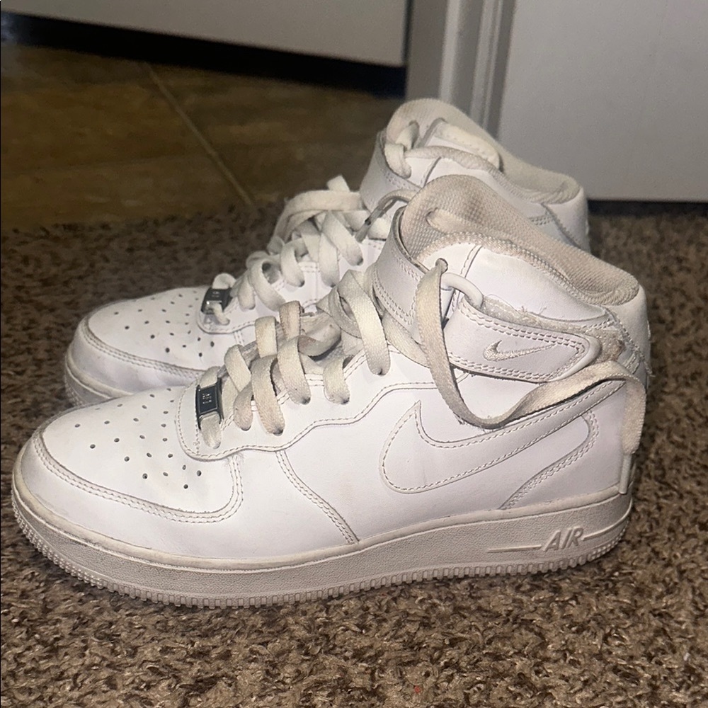 White High-Top Sneakers